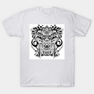 the kaiju mandala hand of god arts T-Shirt